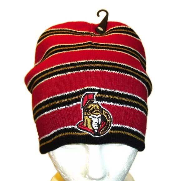 Other - Ottawa Senators Mens Striped Beanie Winter Hat Cap New Nhl Hockey